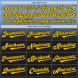 Custom Light Blue Yellow-Black Authentic Fade Fashion Baseball Jersey