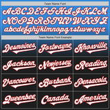 Custom Electric Blue Black-Red Authentic Fade Fashion Baseball Jersey
