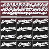 Custom Burgundy Black-Gray Authentic Fade Fashion Baseball Jersey