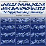 Custom White Royal Authentic Fade Fashion Baseball Jersey