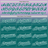 Custom Light Purple Teal-White Authentic Fade Fashion Baseball Jersey