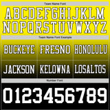 Custom Light Yellow White-Black Authentic Fade Fashion Football Jersey