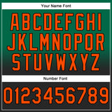 Custom Stitched Kelly Green Orange-Black Fade Fashion Sports Pullover Sweatshirt Hoodie