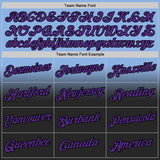 Custom Stitched Light Blue Purple-Black Fade Fashion Sports Pullover Sweatshirt Hoodie