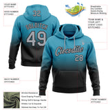 Custom Stitched Panther Blue Gray-Black Fade Fashion Sports Pullover Sweatshirt Hoodie