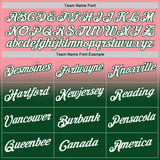 Custom Stitched Medium Pink White-Green Fade Fashion Sports Pullover Sweatshirt Hoodie