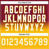 Custom Stitched Crimson White-Gold Fade Fashion Sports Pullover Sweatshirt Hoodie