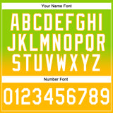 Custom Stitched Neon Green White-Gold Fade Fashion Sports Pullover Sweatshirt Hoodie