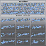 Custom Stitched Gray Light Blue-Steel Gray Fade Fashion Sports Pullover Sweatshirt Hoodie