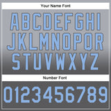 Custom Stitched Gray Light Blue-Steel Gray Fade Fashion Sports Pullover Sweatshirt Hoodie