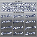 Custom Stitched Gray White Steel Gray-Navy Fade Fashion Sports Pullover Sweatshirt Hoodie