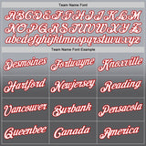 Custom Stitched Gray White Steel Gray-Red Fade Fashion Sports Pullover Sweatshirt Hoodie