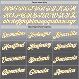 Custom Stitched Gray White Steel Gray-Old Gold Fade Fashion Sports Pullover Sweatshirt Hoodie