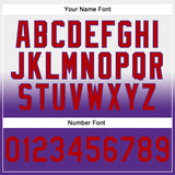 Custom Stitched White Red-Purple Fade Fashion Sports Pullover Sweatshirt Hoodie