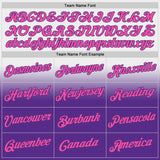 Custom Stitched White Pink-Purple Fade Fashion Sports Pullover Sweatshirt Hoodie