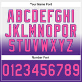 Custom Stitched White Pink-Purple Fade Fashion Sports Pullover Sweatshirt Hoodie