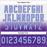 Custom Stitched White Light Blue-Purple Fade Fashion Sports Pullover Sweatshirt Hoodie