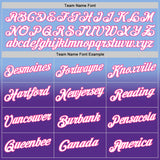 Custom Stitched Light Blue White Purple-Pink Fade Fashion Sports Pullover Sweatshirt Hoodie