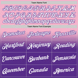 Custom Stitched Light Pink White-Purple Fade Fashion Sports Pullover Sweatshirt Hoodie