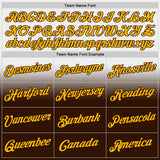 Custom Stitched White Gold-Brown Fade Fashion Sports Pullover Sweatshirt Hoodie