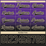 Custom Purple Black-Cream Fade Fashion Hockey Lace Neck Jersey