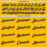 Custom Gold Navy Authentic Throwback Basketball Jersey