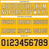 Custom Gold Brown-White Authentic Football Jersey