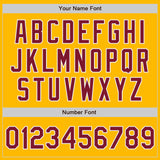 Custom Stitched Gold Crimson-White Baseball Pullover Sweatshirt Hoodie