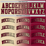 Custom Maroon Cream-Black Authentic Gradient Fashion Basketball Jersey