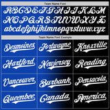 Custom Black White-Thunder Blue Authentic Gradient Fashion Baseball Jersey