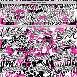 Custom Graffiti Pattern White-Black 3D Authentic Baseball Jersey