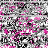 Custom Graffiti Pattern White-Black 3D Performance T-Shirt