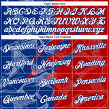 Custom Graffiti Pattern Red-Royal Scratch 3D Performance T-Shirt