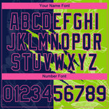 Custom Stitched Graffiti Pattern Navy Neon Green-Pink 3D Scratch Sports Pullover Sweatshirt Hoodie