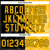 Custom Graffiti Pattern Gold-Black Scratch 3D Performance T-Shirt