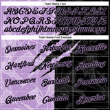 Custom Graffiti Pattern Black-Light Purple Scratch 3D Performance T-Shirt