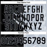 Custom Graffiti Pattern Black-Silver Scratch 3D Performance T-Shirt