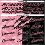 Custom Graffiti Pattern Black-Medium Pink Scratch 3D Performance T-Shirt