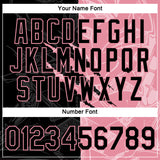 Custom Graffiti Pattern Black-Medium Pink Scratch 3D Performance T-Shirt