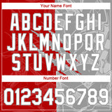 Custom Graffiti Pattern White Red-Gray Scratch 3D Performance T-Shirt