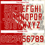 Custom Graffiti Pattern Red-Cream Scratch 3D Performance T-Shirt