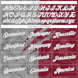 Custom Graffiti Pattern White Crimson-Gray Scratch 3D Performance T-Shirt