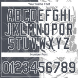 Custom Graffiti Pattern Steel Gray-White Scratch 3D Performance T-Shirt