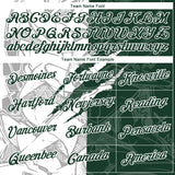 Custom Graffiti Pattern Green-White Scratch 3D Performance T-Shirt