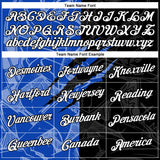 Custom Graffiti Pattern White Black-Thunder Blue Scratch 3D Performance T-Shirt