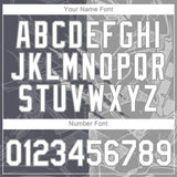 Custom Graffiti Pattern White Steel Gray-Gray Scratch 3D Performance T-Shirt