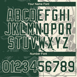 Custom Graffiti Pattern Green-Cream Scratch 3D Performance T-Shirt