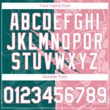 Custom Graffiti Pattern White Teal-Medium Pink Scratch 3D Performance T-Shirt