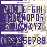 Custom Graffiti Pattern Purple-Cream Scratch 3D Performance T-Shirt