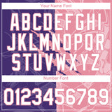 Custom Graffiti Pattern White Purple-Medium Pink Scratch 3D Performance T-Shirt